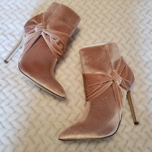 New Velvet Booties